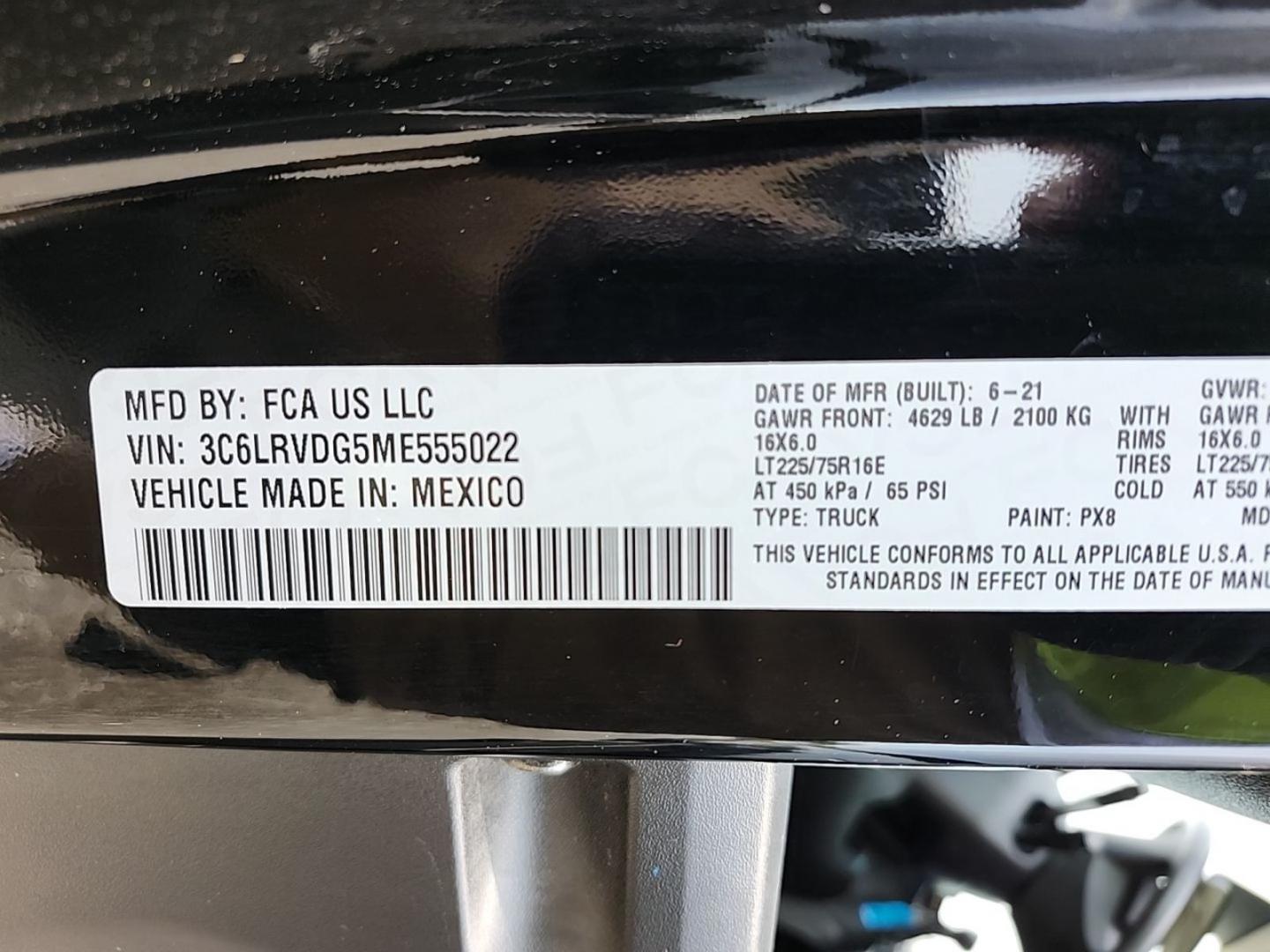 2021 RAM Promaster Promaster 2500 (3C6LRVDG5ME) with an 3.6 engine, Auto transmission, located at 5103 Dorchester Rd., Charleston, SC, 29418-5607, (843) 767-1122, 36.245171, -115.228050 - (Please call us at 843-767-1122 to confirm availability) - Photo#10